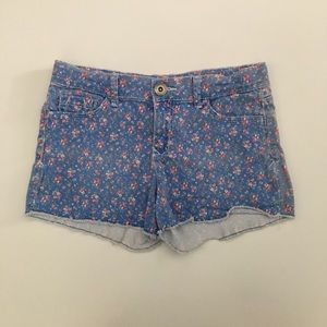 Vintage Girls Floral Shorts Sz 12